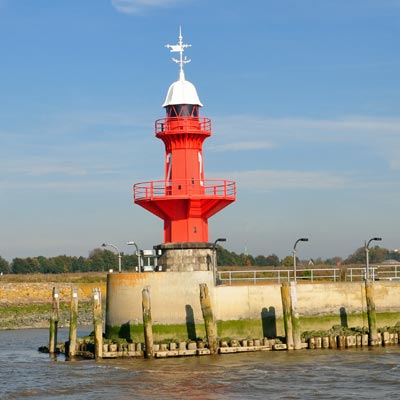 Leuchtturm Brunsbüttel Mole 2