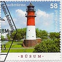 Briefmarke Leuchtturm Büsum 2013