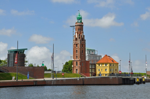 Leuchtturm "Bremerhaven Oberfeuer", auch "Simon-Loschen-Turm" genannt.