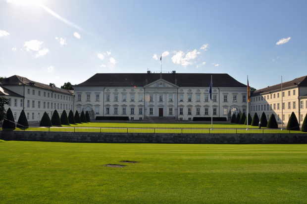 Berlin, Schloss Bellevue, Amtssitz des deutschen Bundespräsidenten