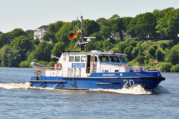 Das Hamburger Polizeiboot - WS 20 - Amerikahöft