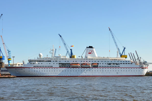 MS Deutschland Kreuzfahrtanläufe Hamburg