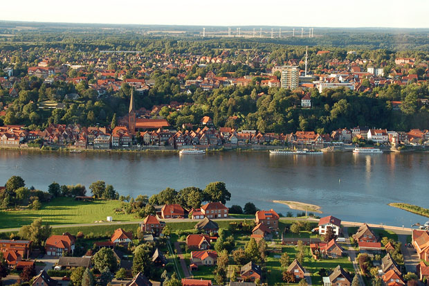 Luftbild Lauenburg/Elbe