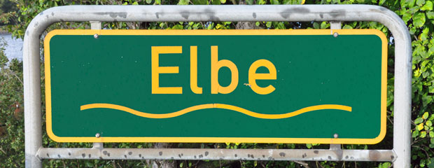 Hinweistafel Elbe