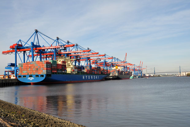 Container Terminal Altenwerder (CTA) in Hamburg