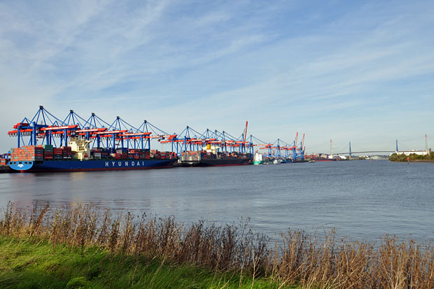 Container Terminal Altenwerder (CTA) in Hamburg