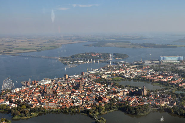 Luftbild Stralsund