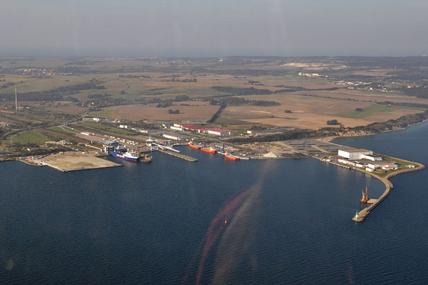 Luftbild Fährhafen Sassnitz