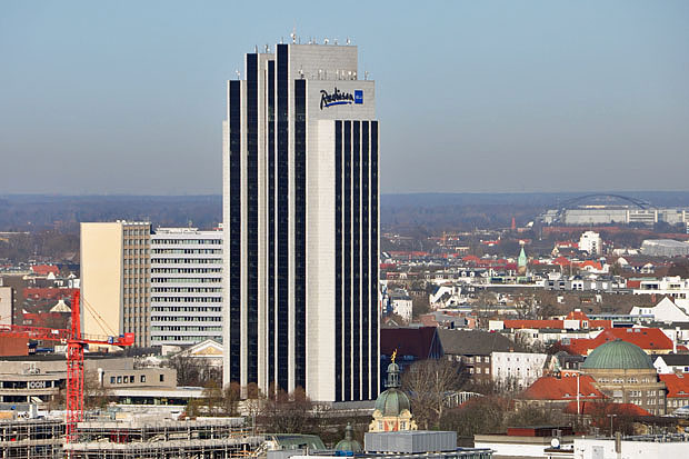 Radisson Blu Hotel Hamburg Top 12 Hochhäuser in Hamburg