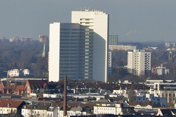 Hermes-Hochhaus (jetzt Euler-Hermes) Top 12 Hochhäuser in Hamburg
