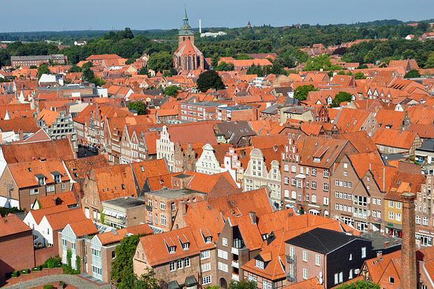 Giebelhäuser Am Sande Hansestadt Lüneburg