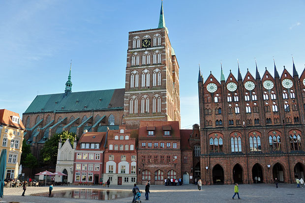 St. Nikolai und Rathaus Hansestadt Stralsund