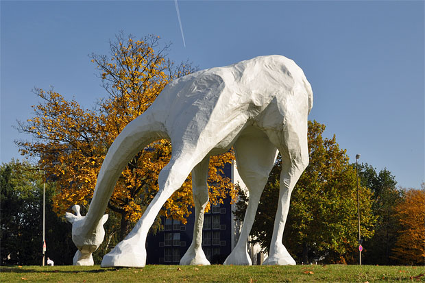Giraffen-Skulptur Wolfsburg