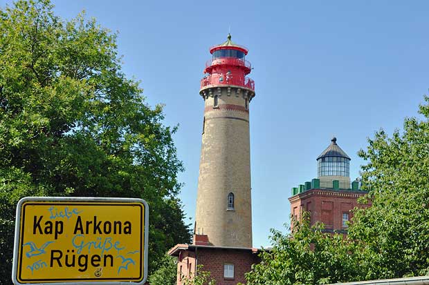 Alter und neuer Leuchtturm Arkona Insel Rügen