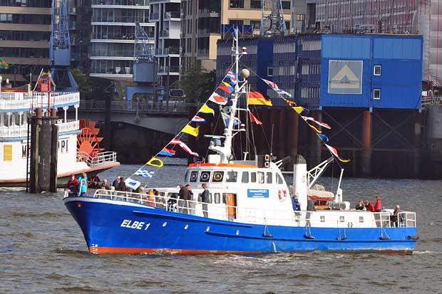 ehem. Polizeiboot ELBE 1 - Parade Hamburger Traditionsschiffe