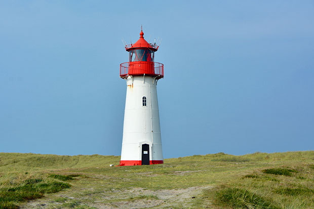 Maritime Deko Leuchtturm List West Insel Sylt ca.11 cm Leuchttürme Nordsee 