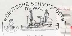 für den philatelistisch interessierten Sammler: Stempel Deutsche Schiffspost